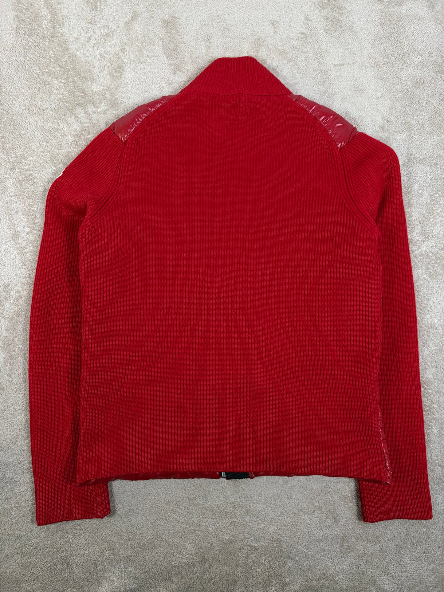 Moncler Tricolour Down Cardigan