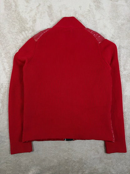 Moncler Tricolour Down Cardigan