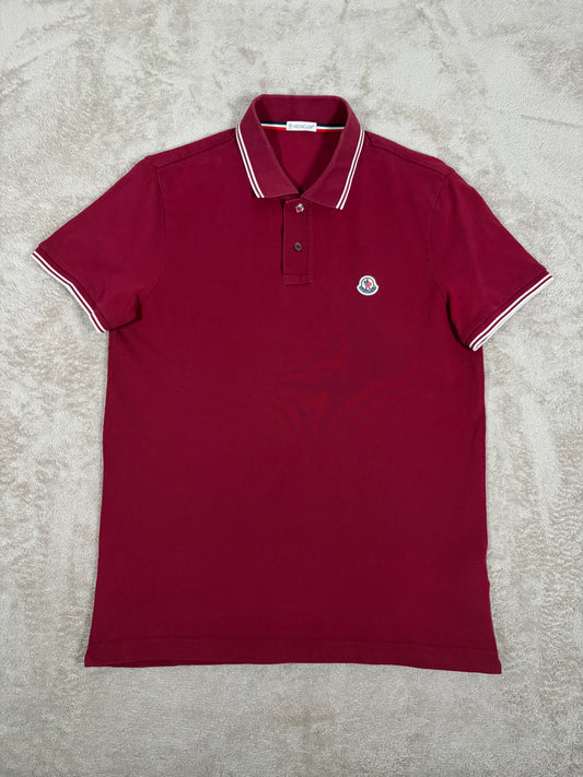 Moncler Striped Sleeve Polo Shirt 168