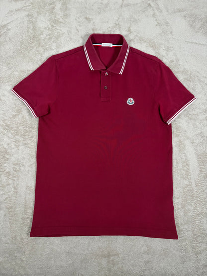 Moncler Striped Sleeve Polo Shirt 168