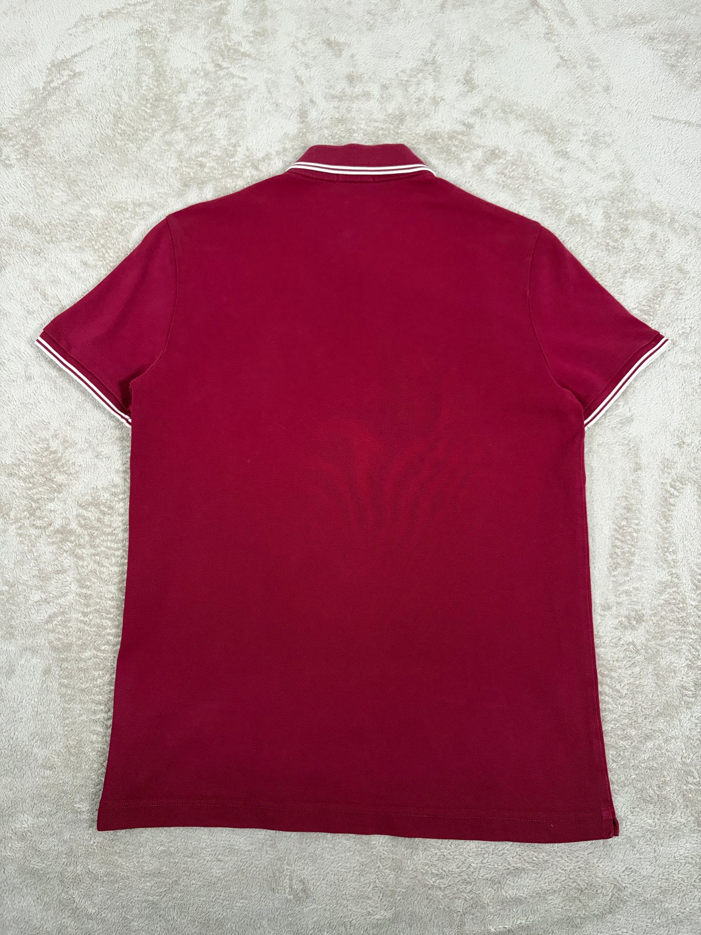 Moncler Striped Sleeve Polo Shirt 168