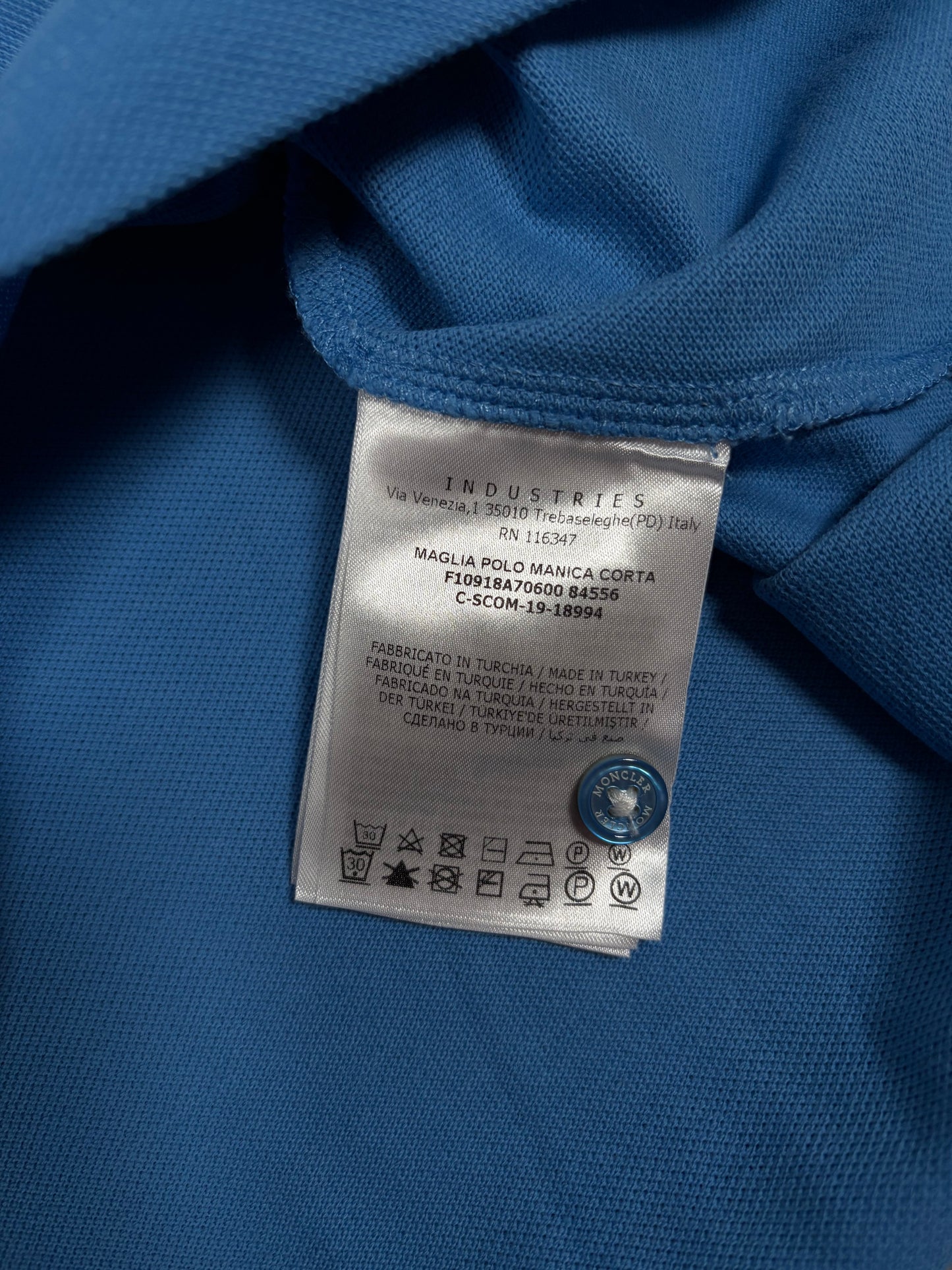 Moncler Striped Sleeve Polo Shirt 169