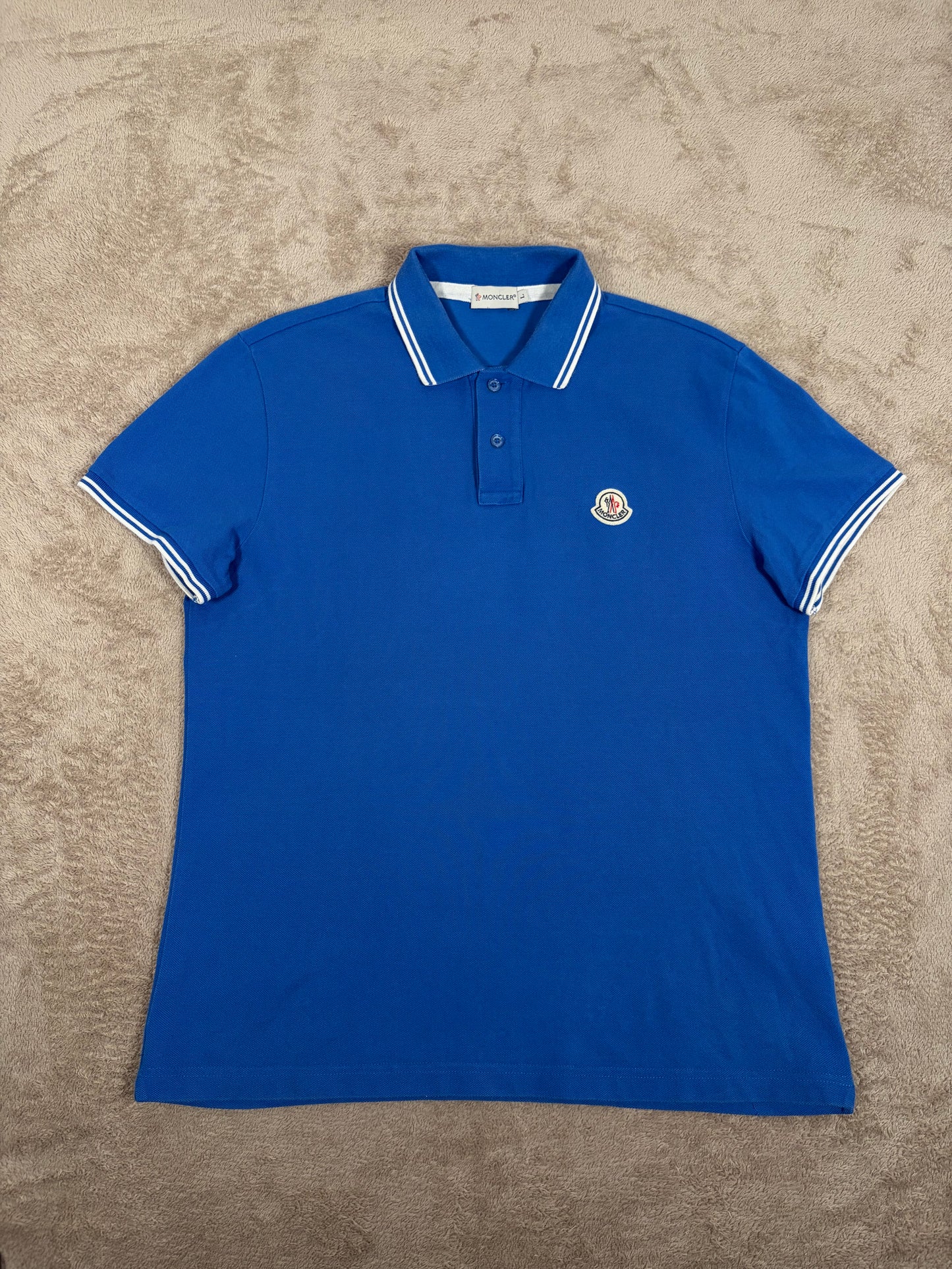 Moncler Striped Sleeve Polo Shirt 170