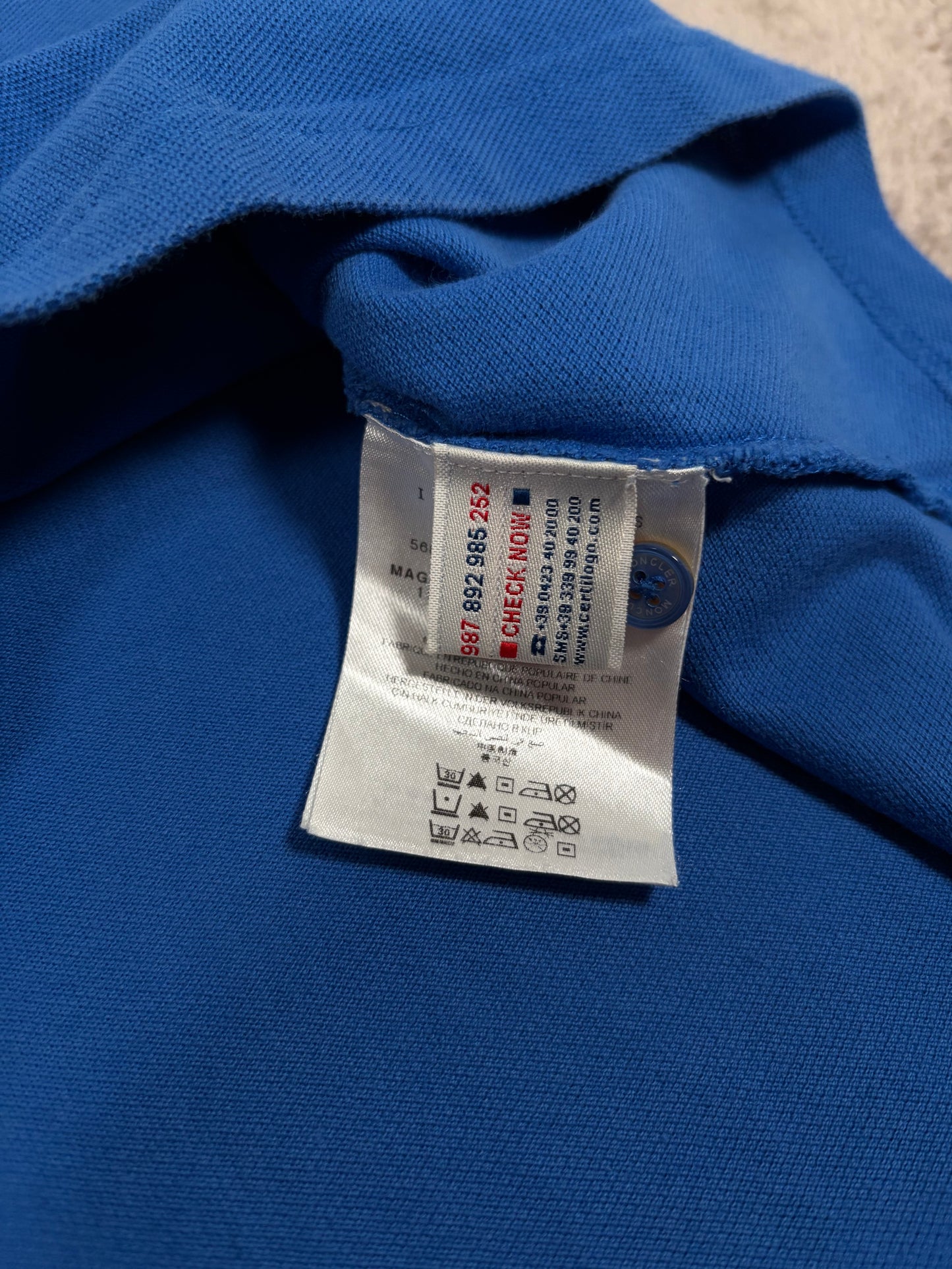 Moncler Striped Sleeve Polo Shirt 170