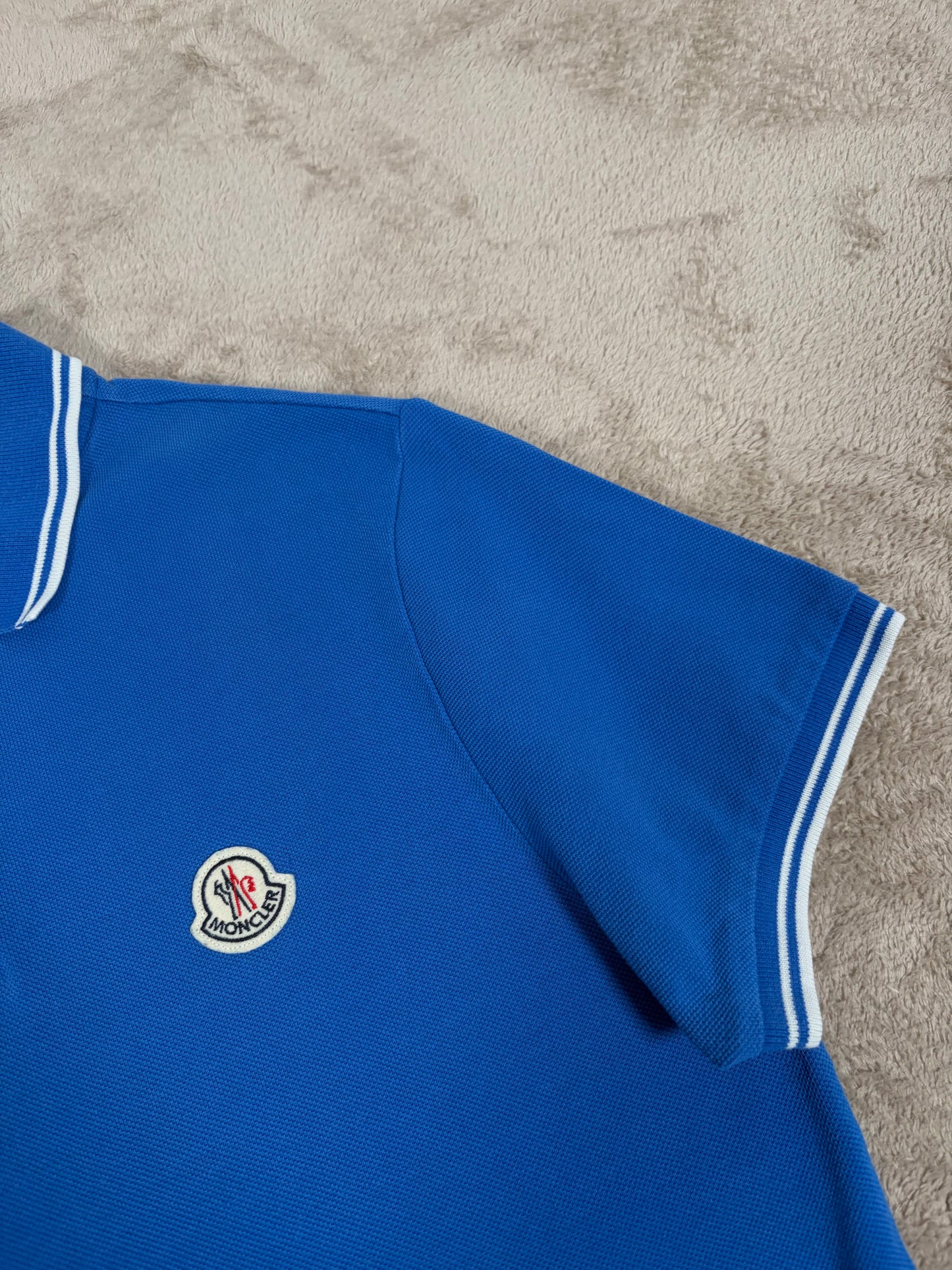 Moncler Striped Sleeve Polo Shirt 171