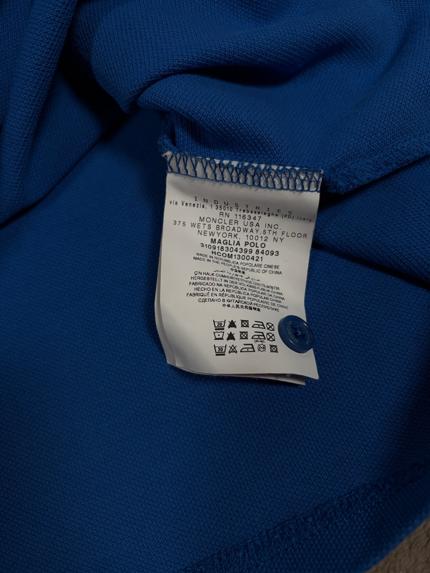 Moncler Striped Sleeve Polo Shirt 171