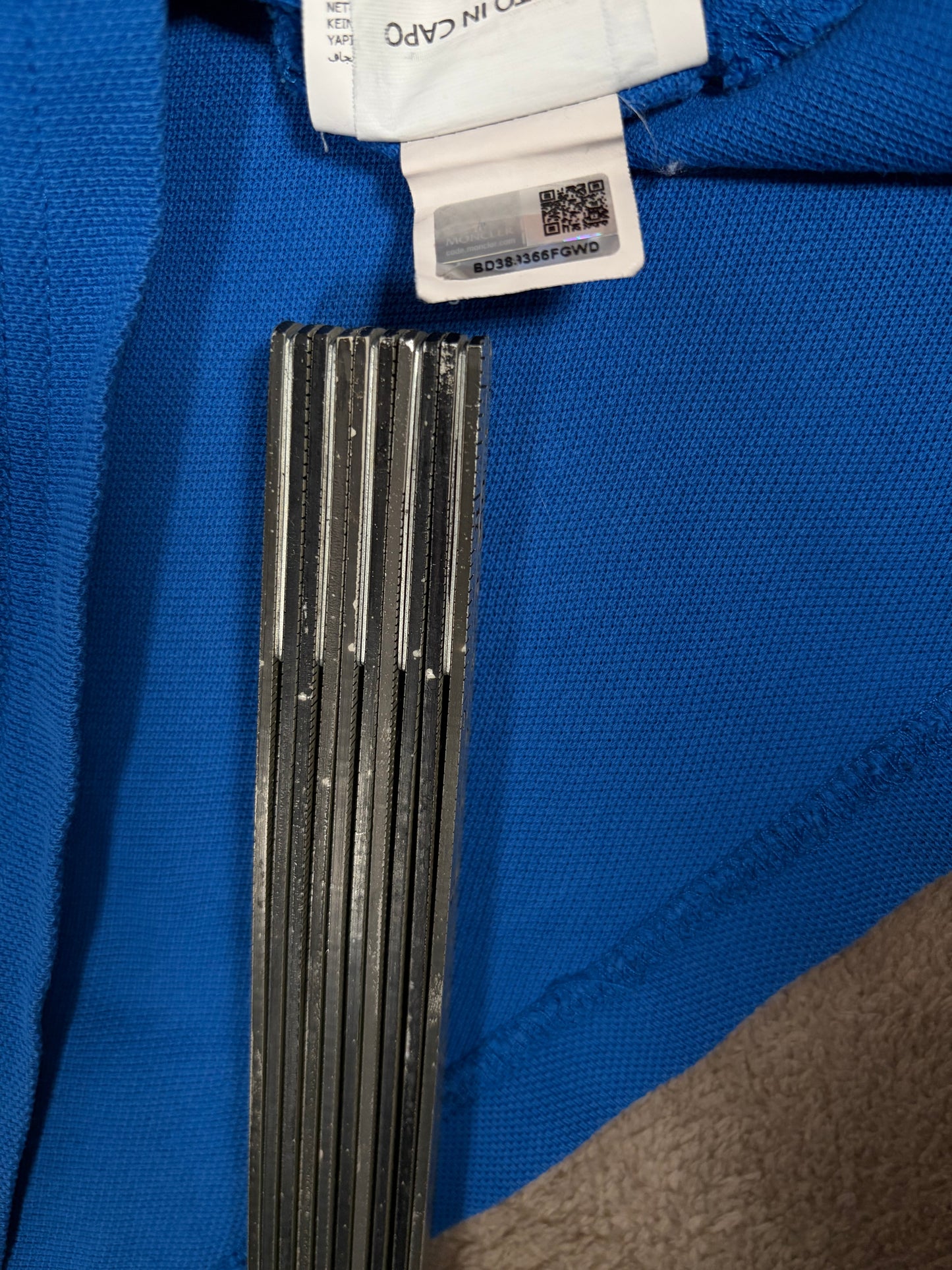 Moncler Striped Sleeve Polo Shirt 171