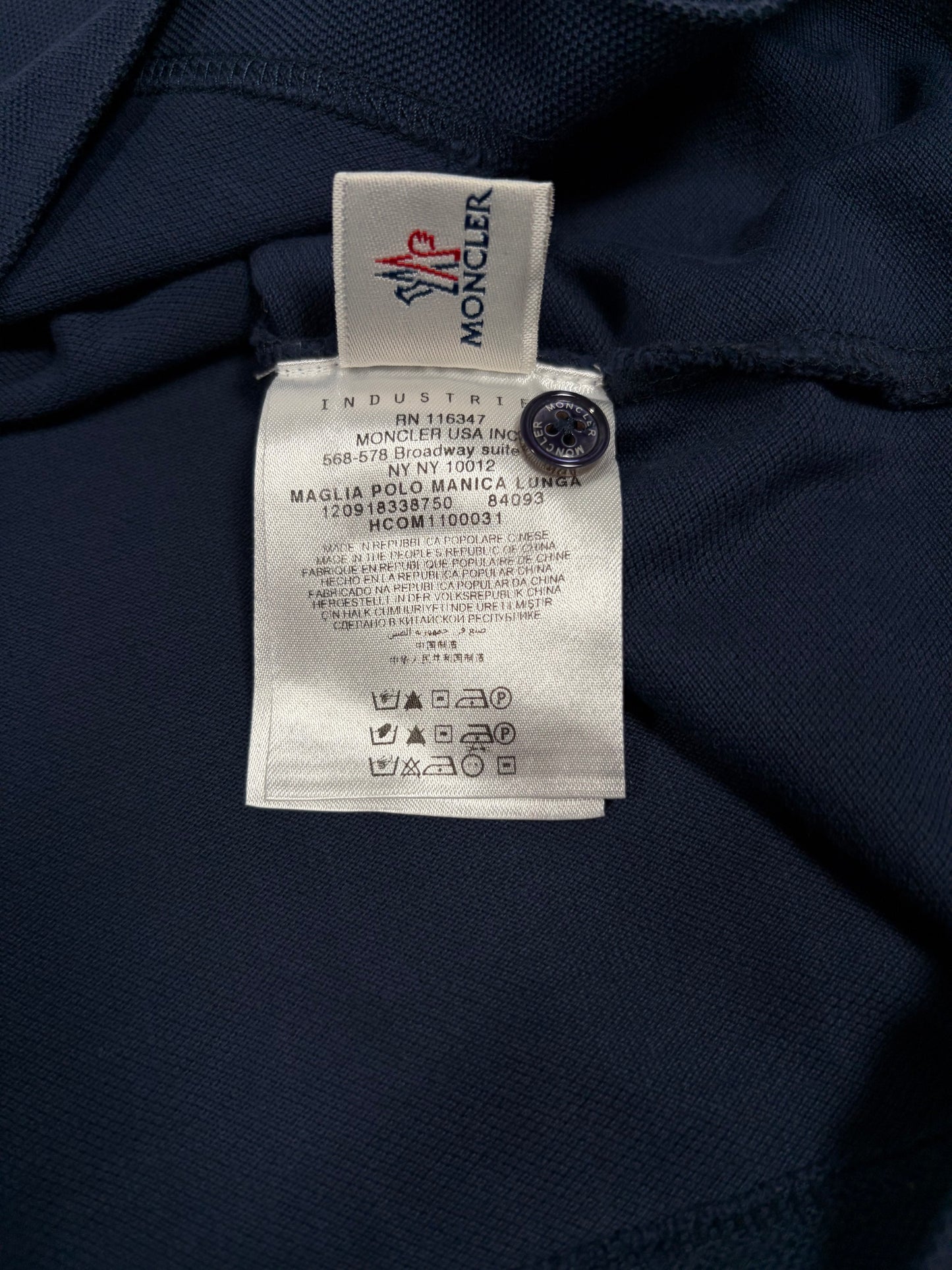 Moncler Longsleeve Polo Shirt 180