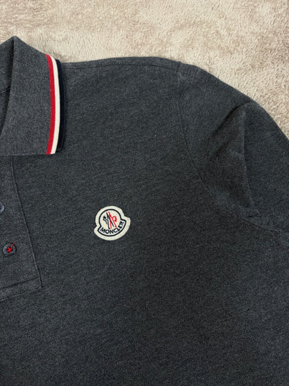 Moncler Tricolour Longsleeve Polo Shirt