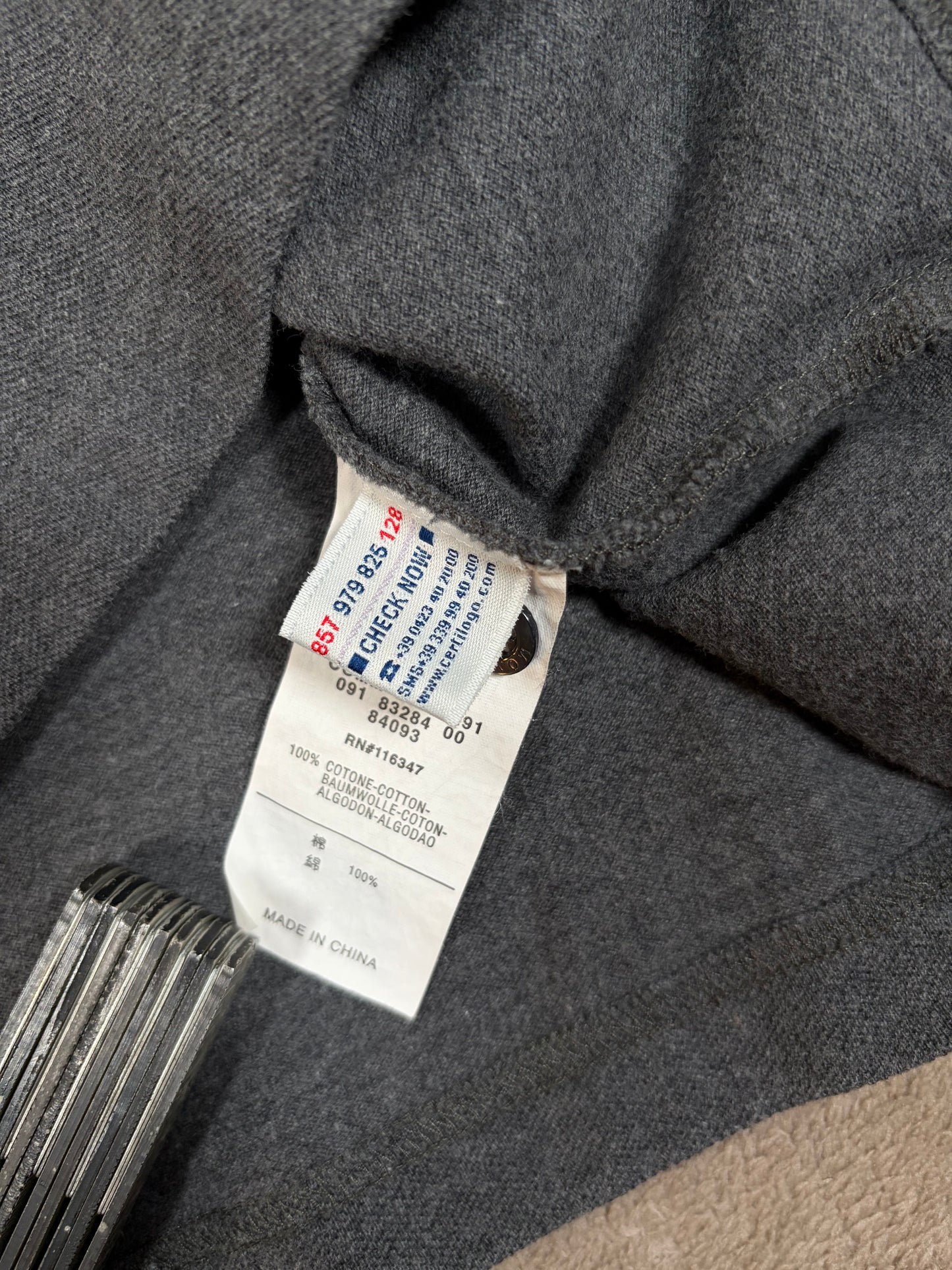 Moncler Tricolour Longsleeve Polo Shirt