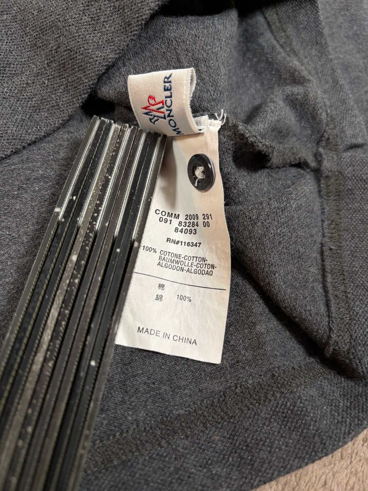 Moncler Tricolour Longsleeve Polo Shirt