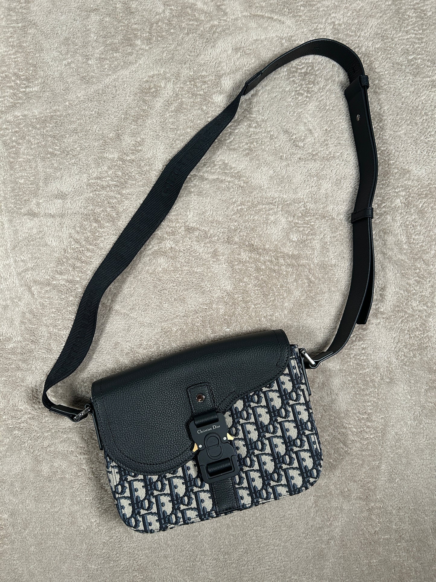 Dior Small Saddle Messenger Bag with Flap