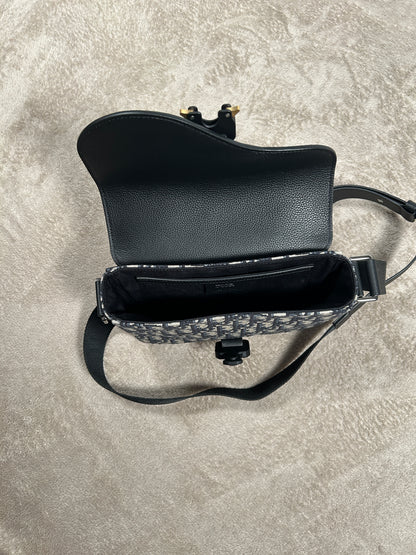 Dior Small Saddle Messenger Bag with Flap