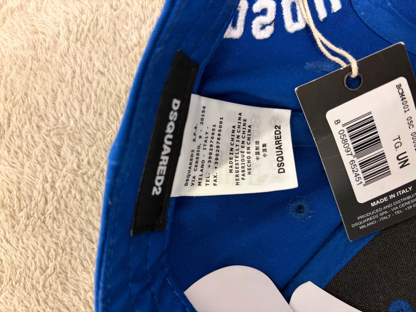 Dsquared2 Cap - Icon - New with Tags