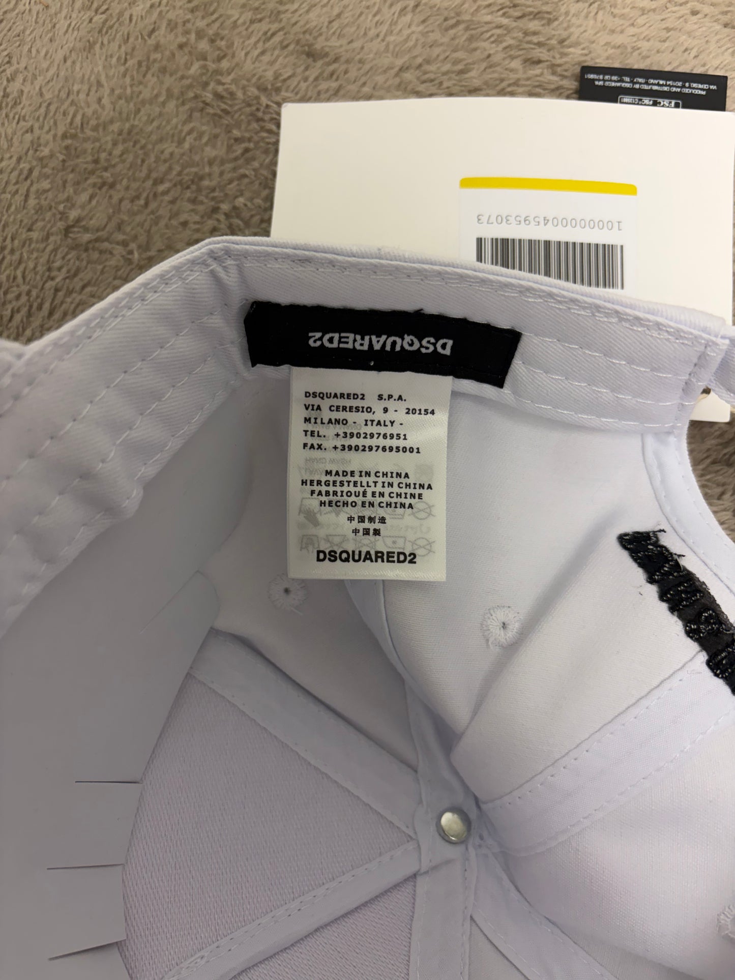 Dsquared2 Cap - Icon - New with Tags