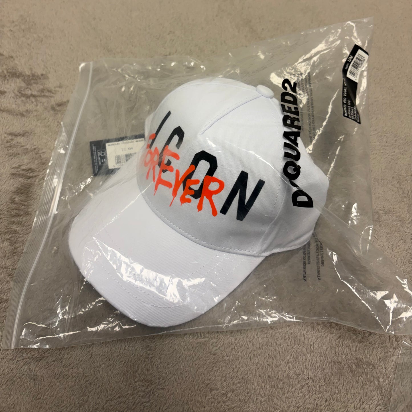Dsquared2 Cap - Icon Forever - New with Tags