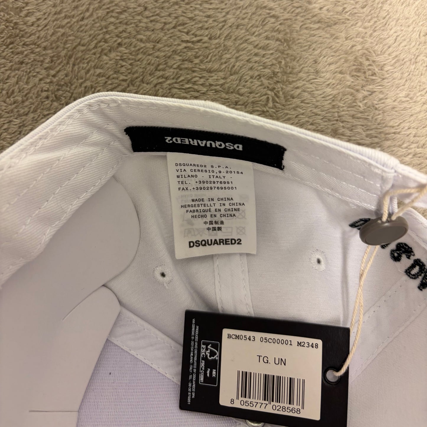 Dsquared2 Cap - Icon Forever - New with Tags