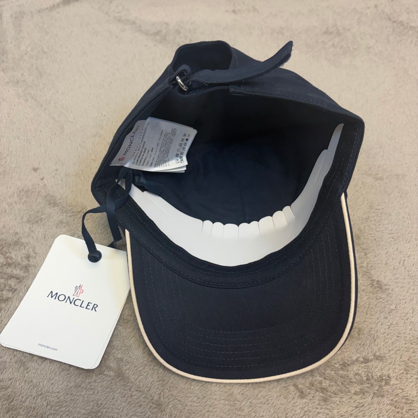 Moncler Cap - Navy - New with Tags