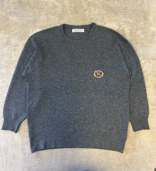 Burberry Embroidery Lambwool Sweatshirt