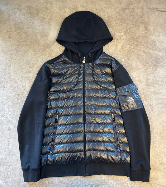 Moncler Hooded Down Cardigan