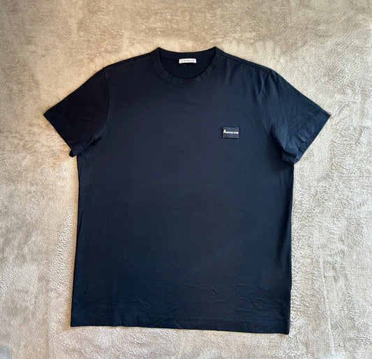 Moncler Black T-Shirt with Patch