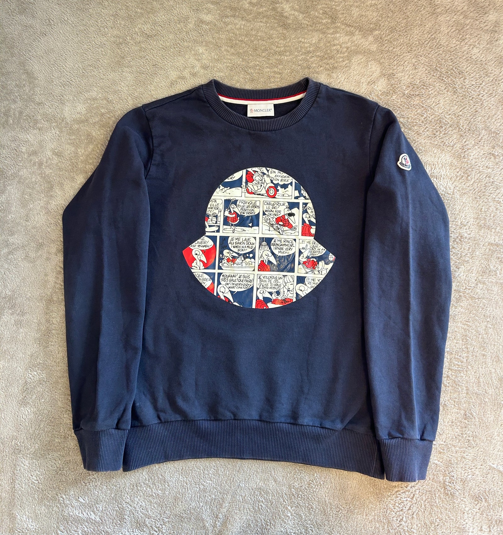 Moncler Kids Cartoon Logo Sweatshirt