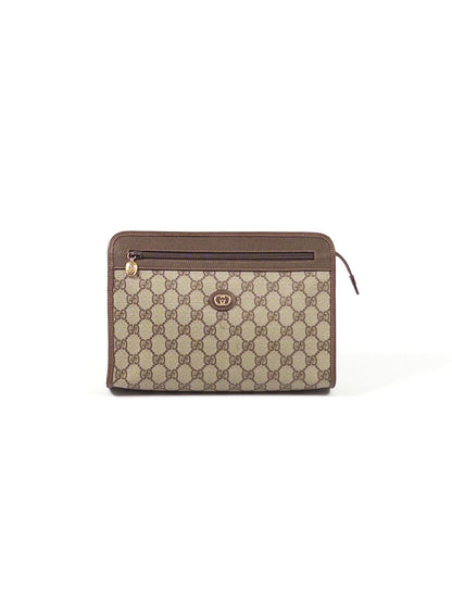 Gucci GG Supreme Clutch Bag