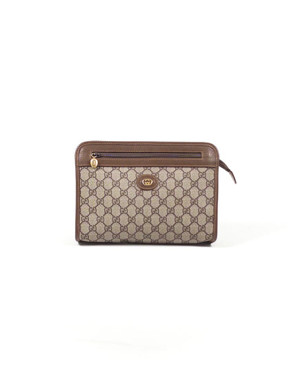 Gucci GG Supreme Clutch Bag