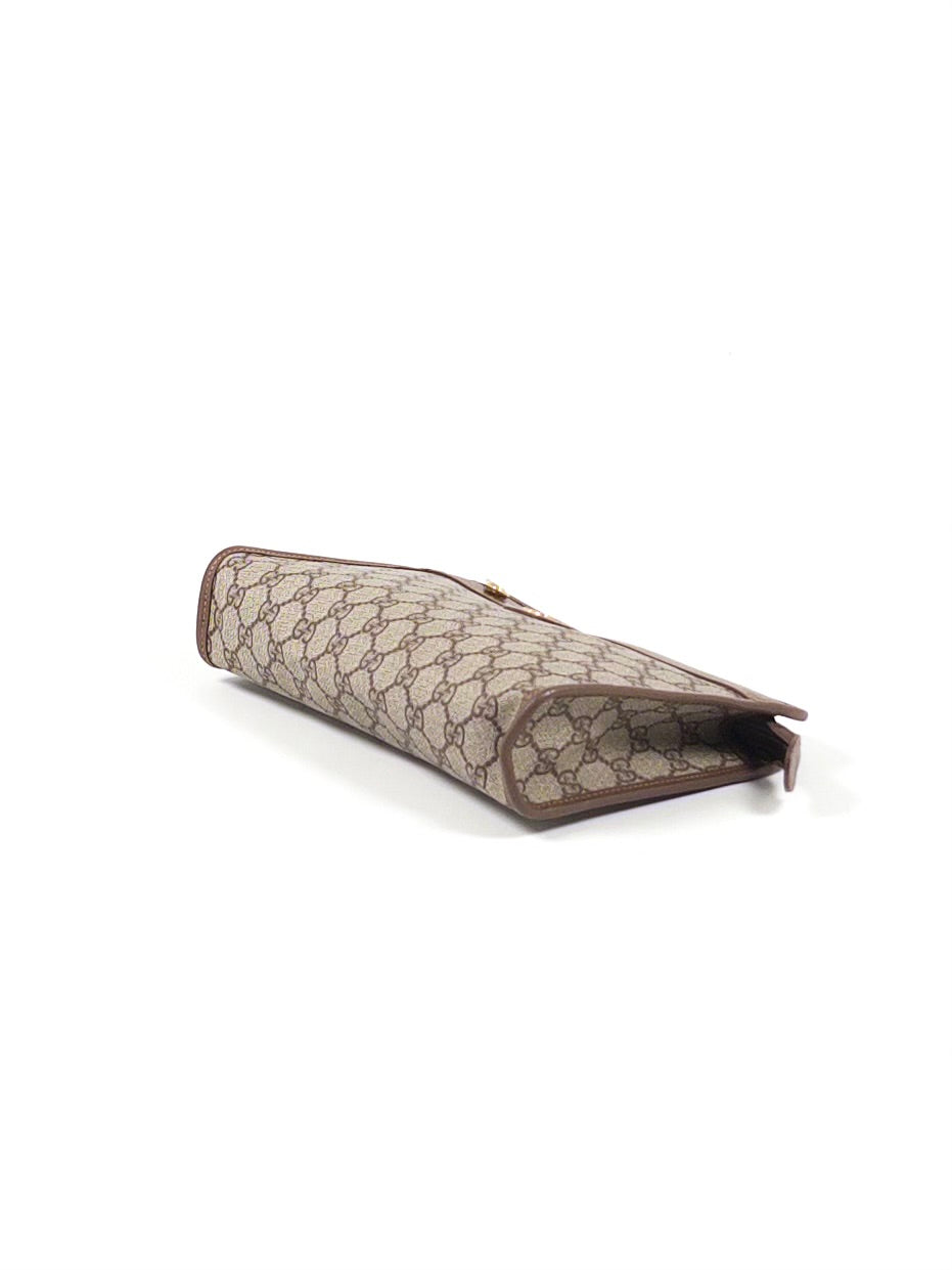 Gucci GG Supreme Clutch Bag