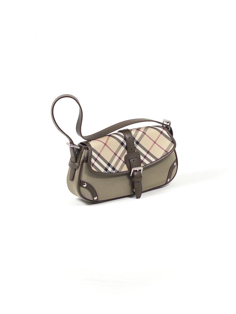 Burberry Check Buckle Shoulder Bag