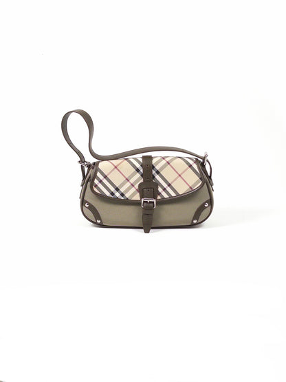 Burberry Check Buckle Shoulder Bag