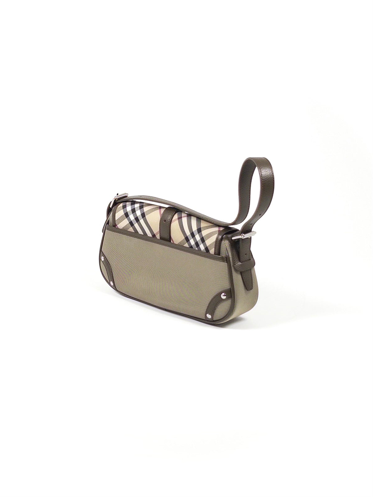 Burberry Check Buckle Shoulder Bag