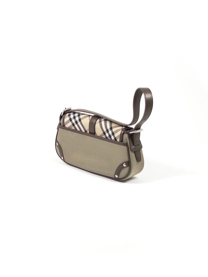 Burberry Check Buckle Shoulder Bag