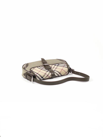 Burberry Check Buckle Shoulder Bag