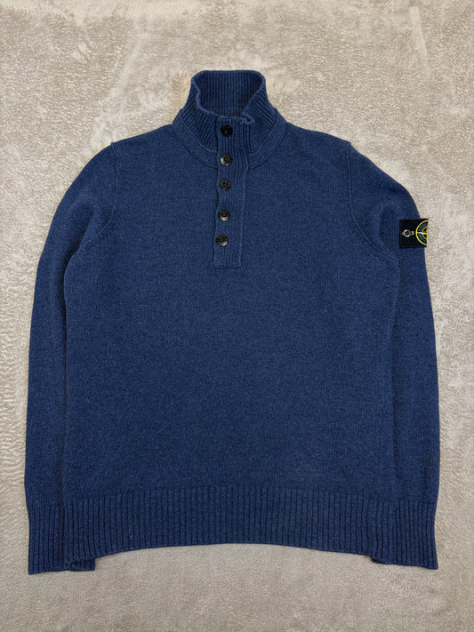 Stone Island Quarter Button Sweatshirt