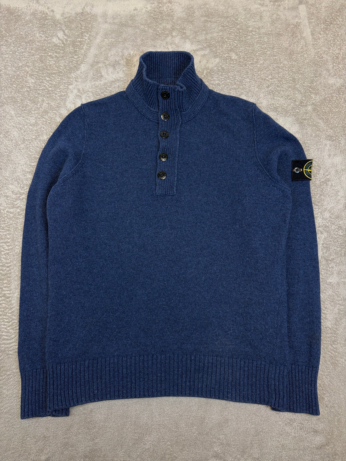 Stone Island Quarter Button Sweatshirt