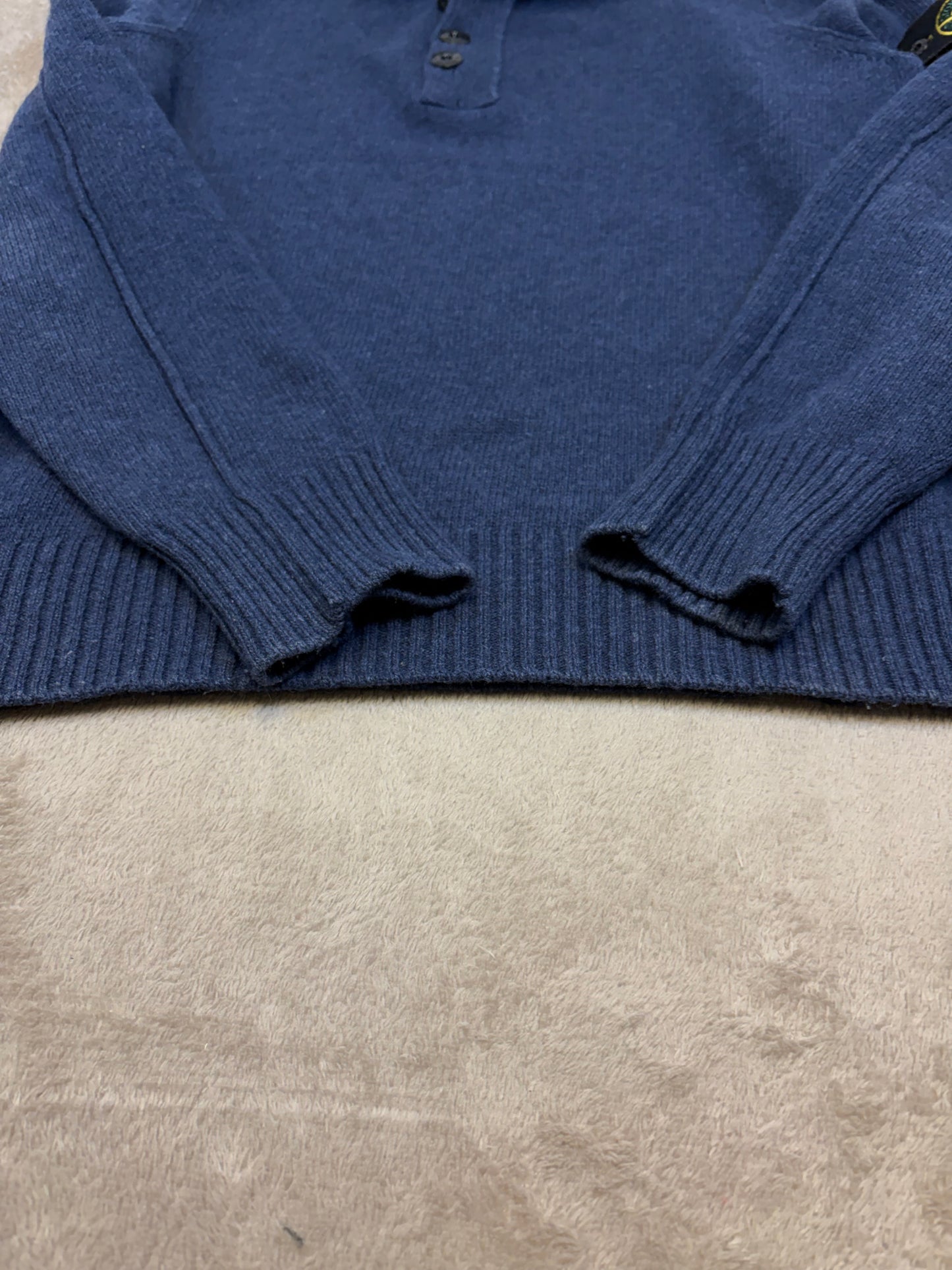 Stone Island Quarter Button Sweatshirt