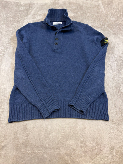 Stone Island Quarter Button Sweatshirt