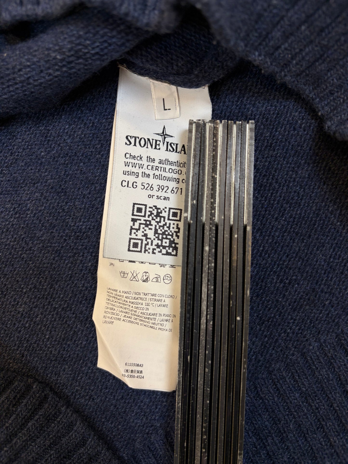 Stone Island Quarter Button Sweatshirt