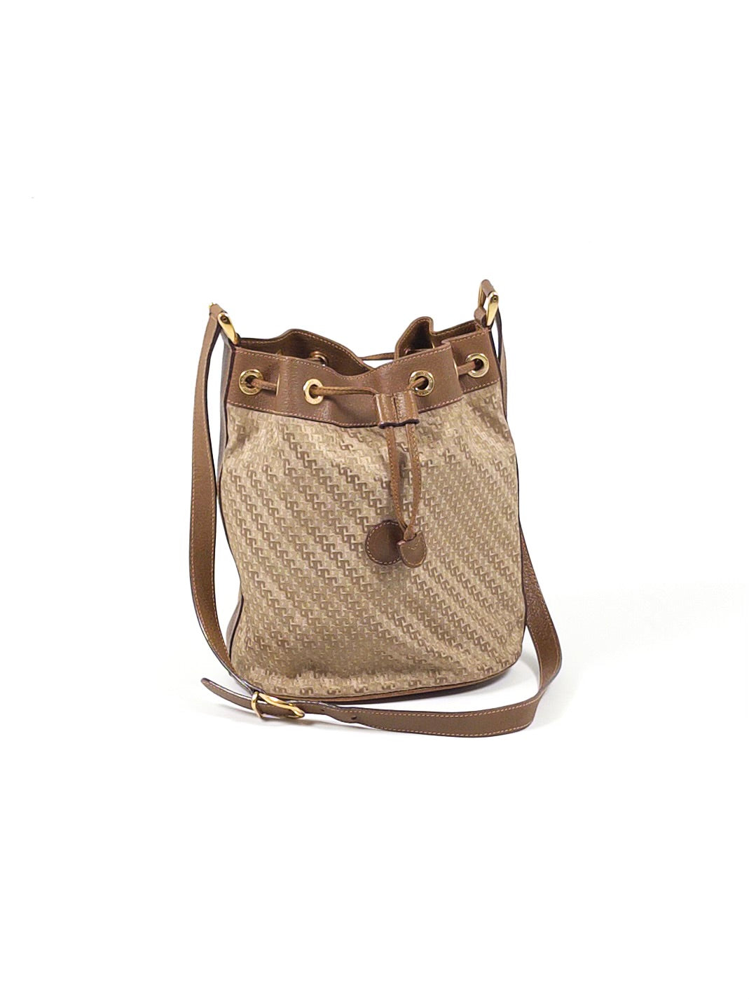 Gucci Nylon Canvas Bucket Bag