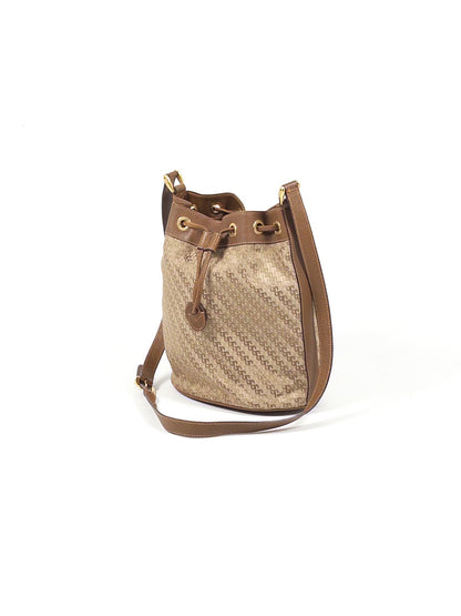 Gucci Nylon Canvas Bucket Bag