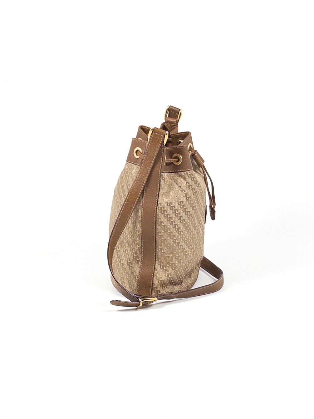 Gucci Nylon Canvas Bucket Bag