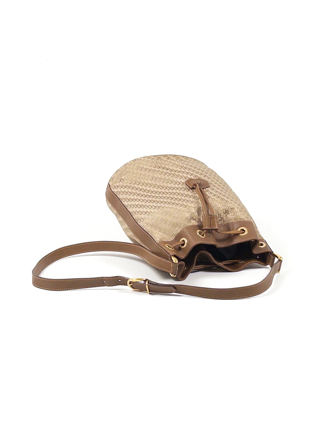 Gucci Nylon Canvas Bucket Bag