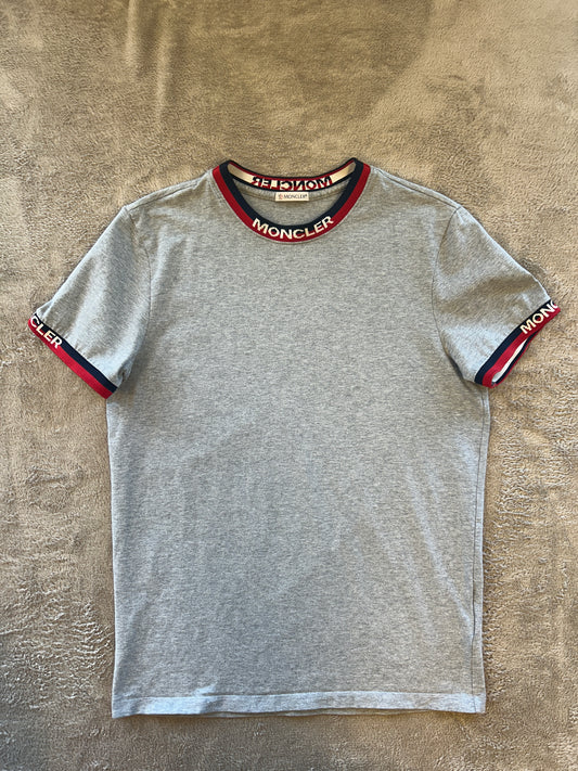 Moncler Spellout T-shirt Grey