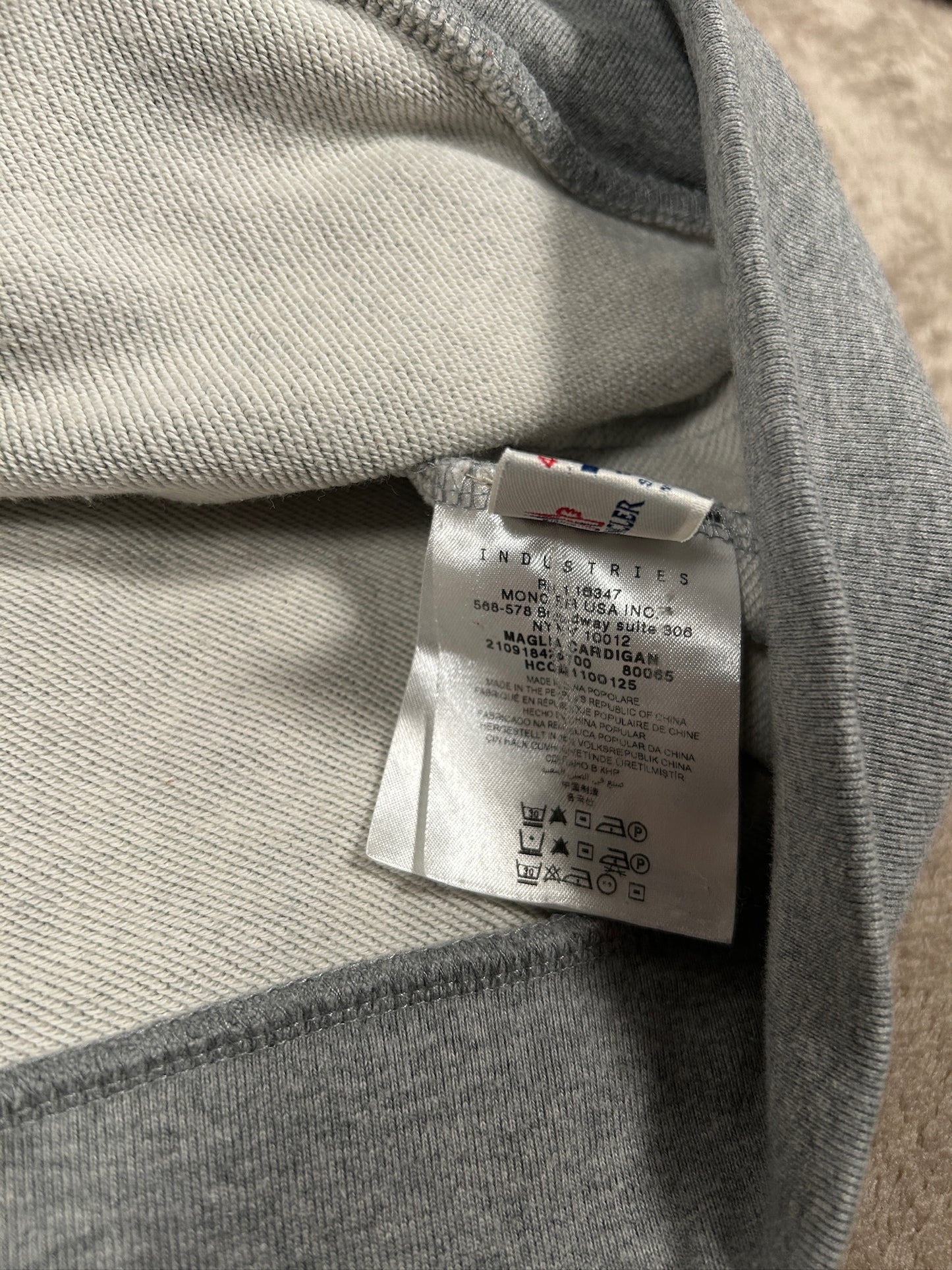 Moncler Zip Hoodie Tricolour Sleeve