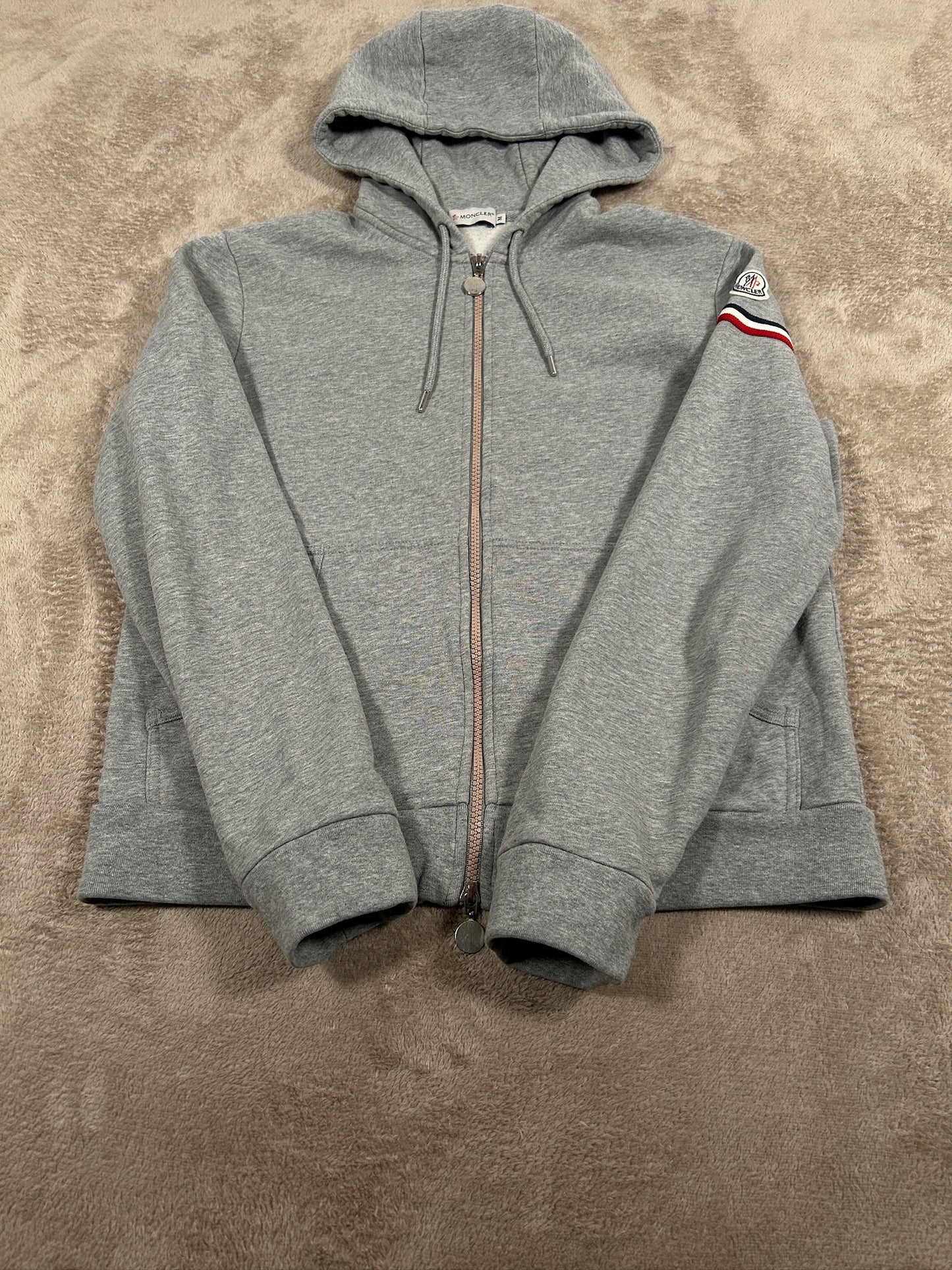 Moncler Zip Hoodie Tricolour Sleeve