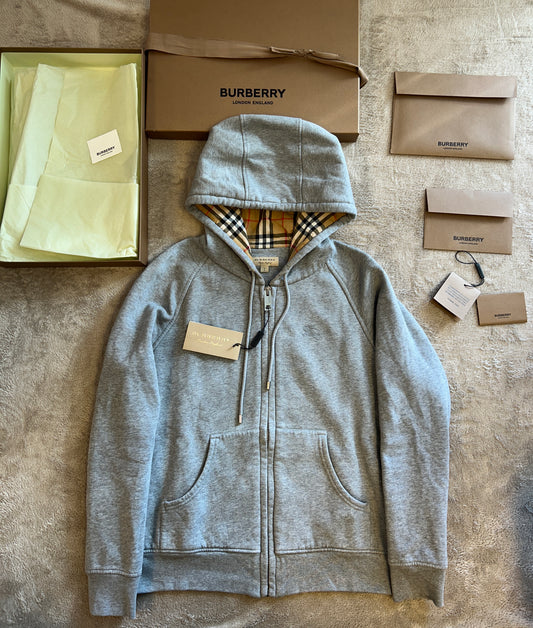Burberry Check Zip Hoodie