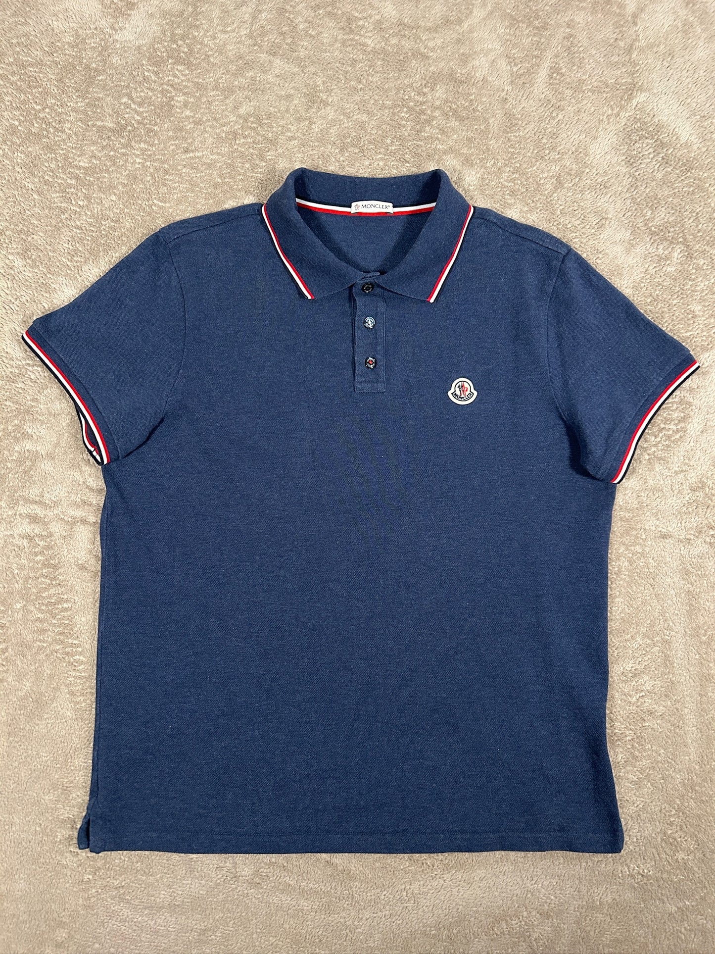 Moncler Tricolour Polo Shirt