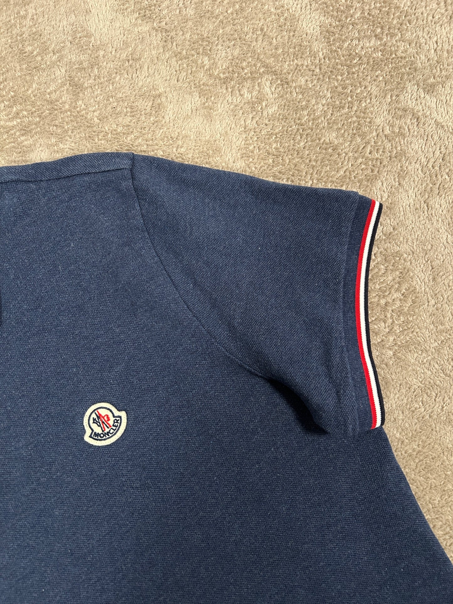 Moncler Tricolour Polo Shirt