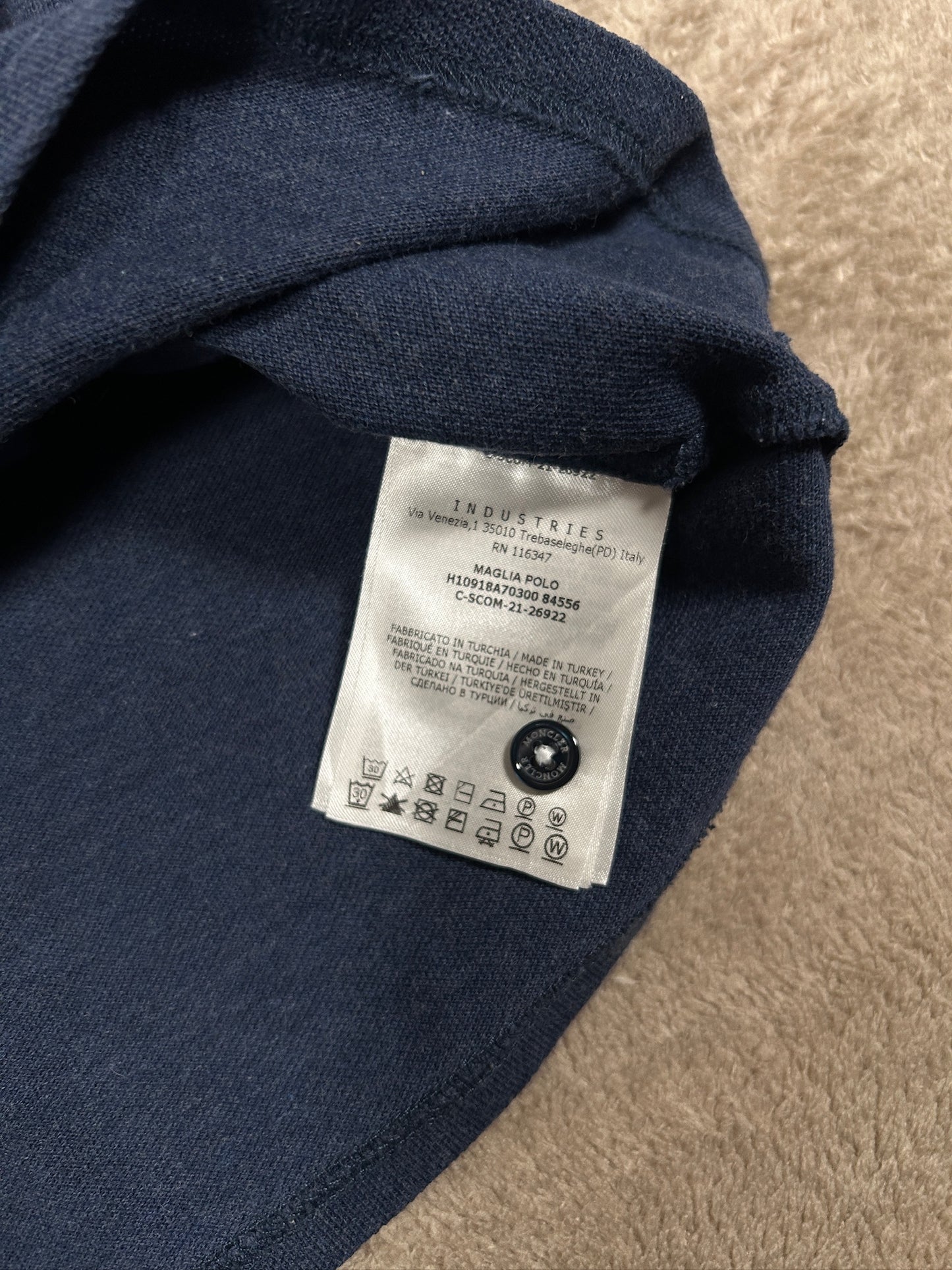 Moncler Tricolour Polo Shirt